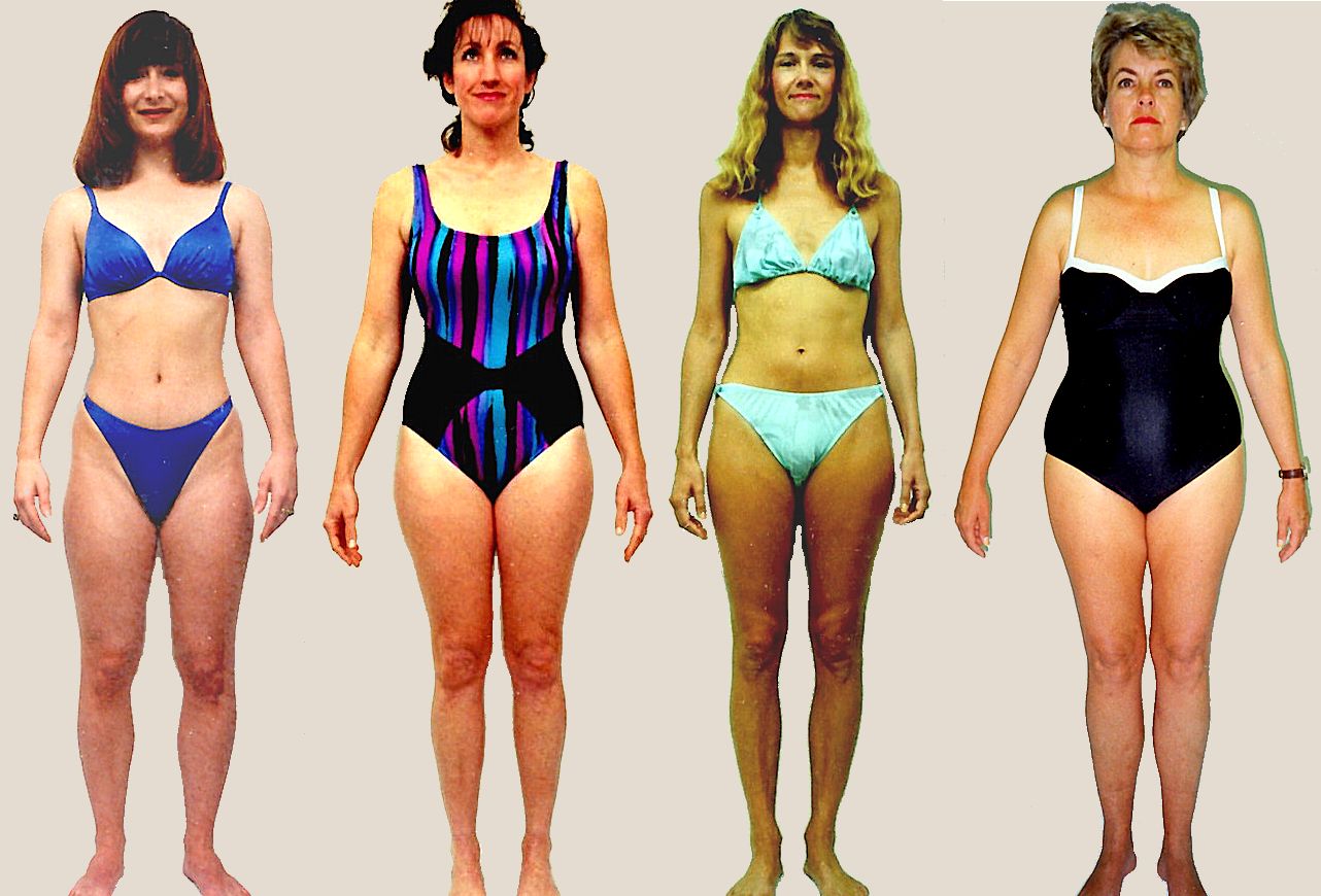 Pictures of female Nervous System body type