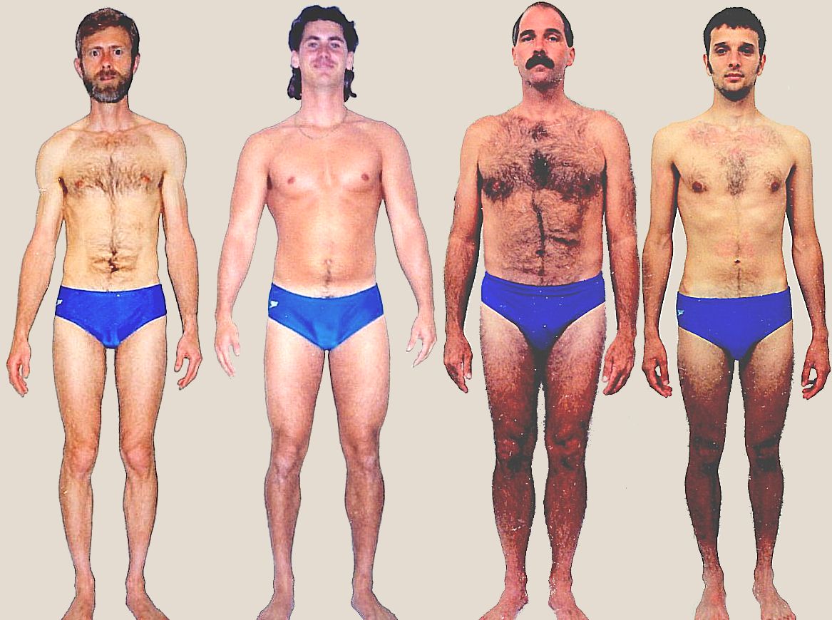 Pictures of male Thymus body type